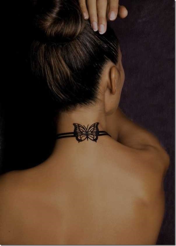 papillon_tatouage_cou