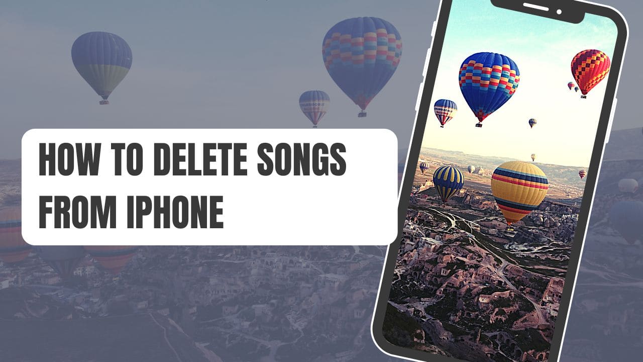 How to delete songs from iphone