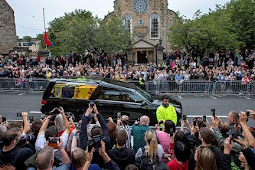 Jenazah Ratu Elizabeth II Tiba di Kota Edinburgh