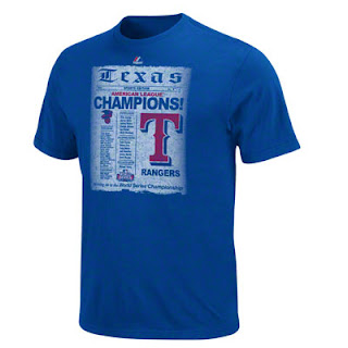 Texas Rangers World Series Champions T-Shirts