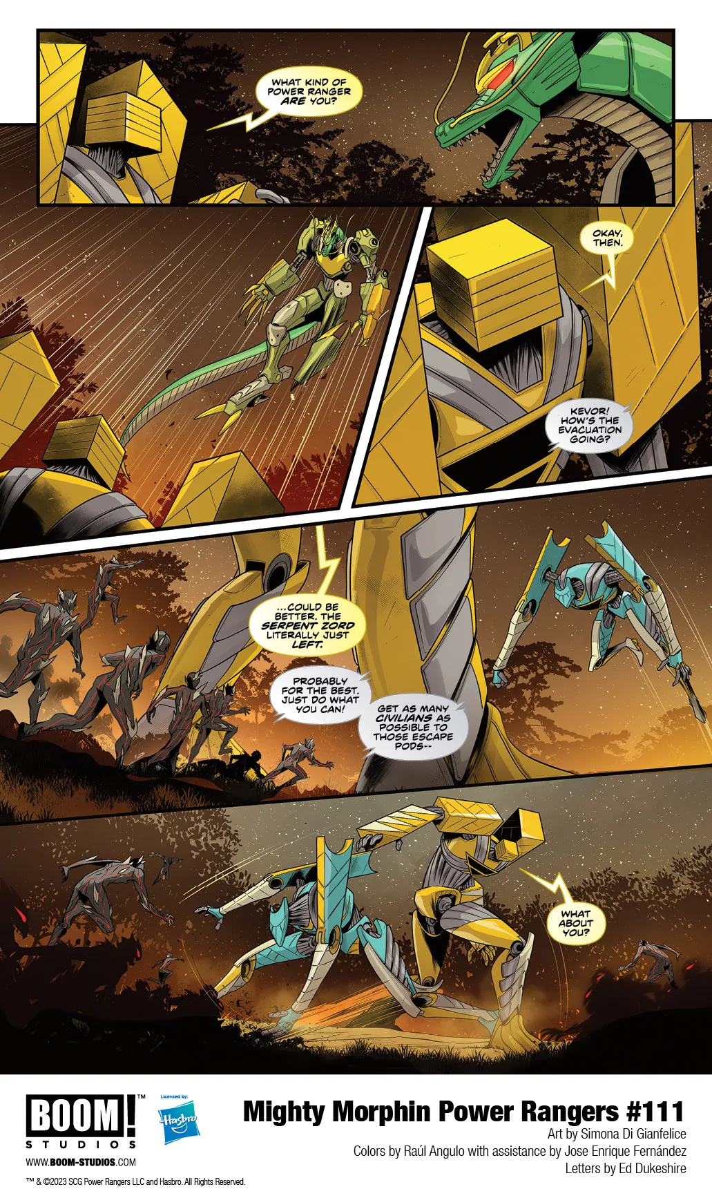 Mighty Morphin Power Rangers #111 - Preview 3