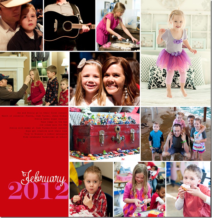 February with text