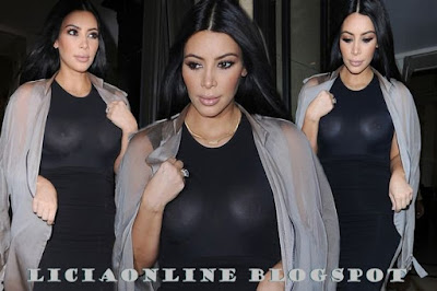  Kim Kardashian Flashes Nipples On Her Way To Glastonbury