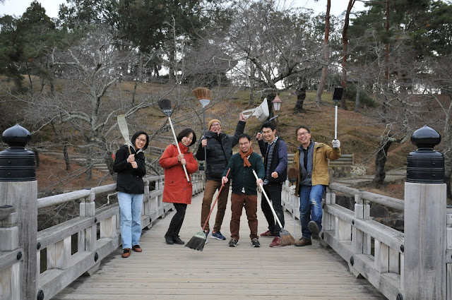 奈良公園清掃活動