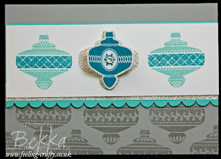 Cute Christmas Collectitbles Christmas Card by UK Stampin Up Demo - check out her blog for lots of great ideas