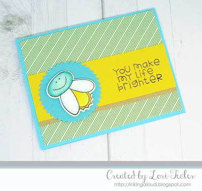 You Make My Life Brighter card-designed by Lori Tecler/Inking Aloud-stamps and dies from Paper Smooches