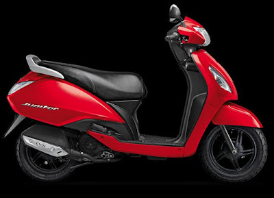 TVS Jupiter Red scooter 110cc