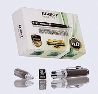 AGENT SPY 007 Stealth Spy Camera Pen 1280x720p HD