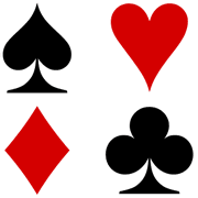 Palos de las cartas de poker