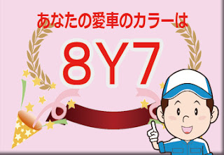 トヨタ ８Ｙ７ フォースブルーマルティブルレイヤーズ　ボディーカラー　色番号　カラーコード