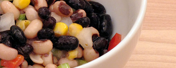 Texas caviar in a bowl