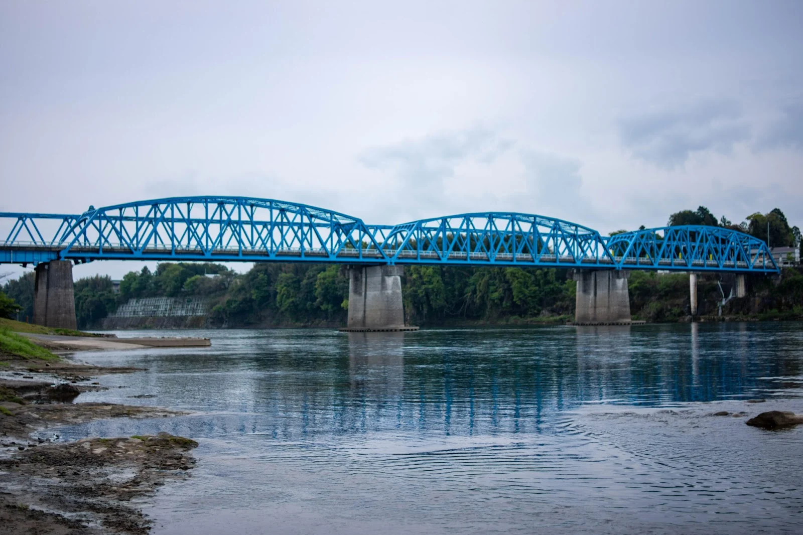 Ota bridge on the Kiso rive