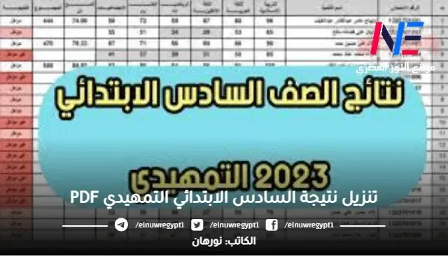 مبروك للناجحين.. الآن pdf تنزيل نتيجة السادس الابتدائي التمهيدي 2024 عبر موقع epedu.gov.iq كل المحافظات - رابط نتائج السادس الإبتدائي التمهيدي ٢٠٢٤ في العراق بالرقم الإمتحاني عبر موقع ملازمنا أو نتائجنا