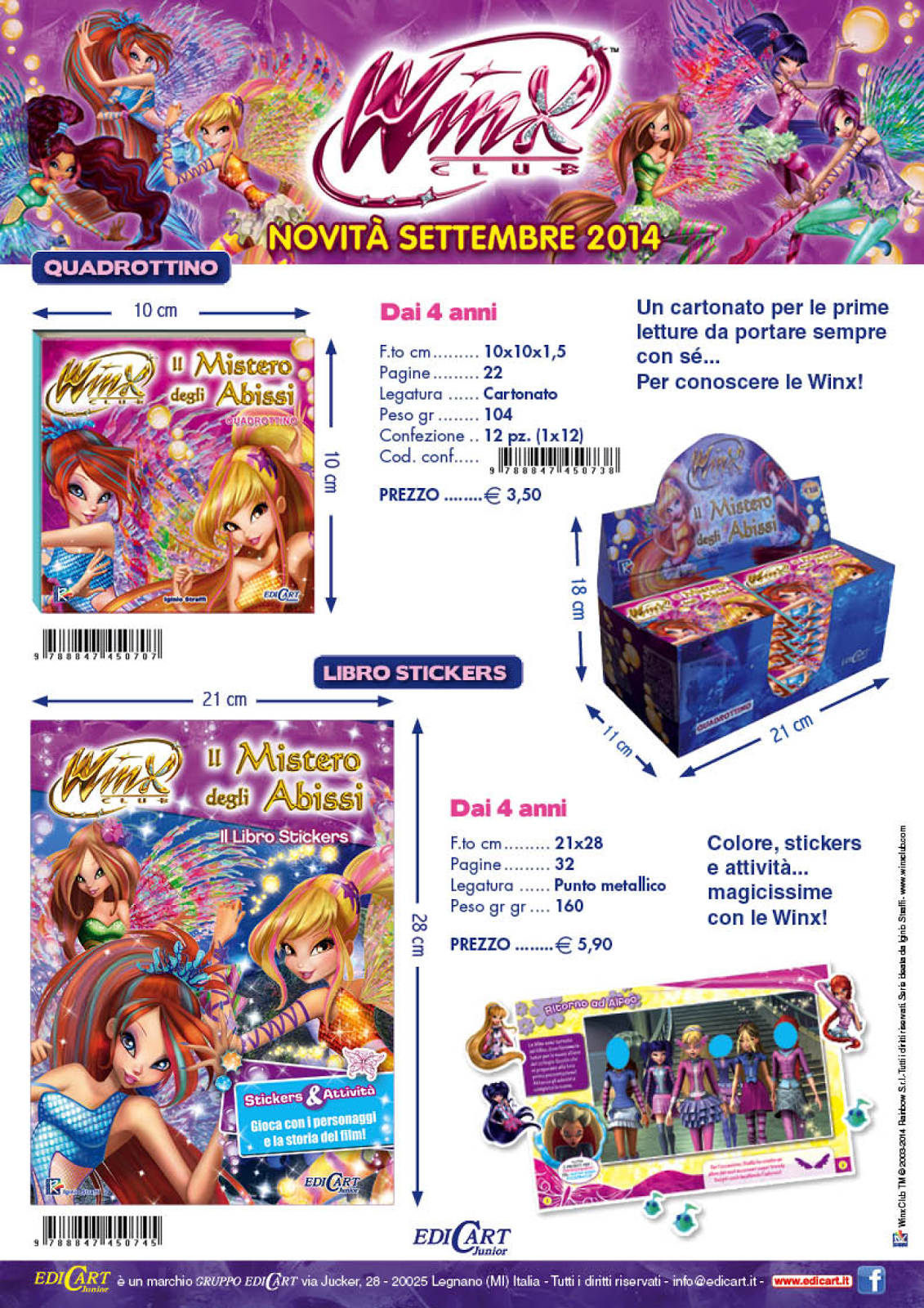 Nueva Coleccion de libros Edicart para Septiembre 2014
