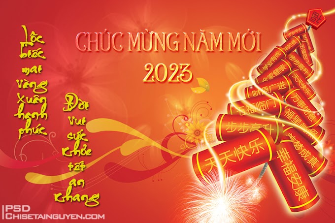 Free tải PSD Phông Nền Chào Năm Mới 2023