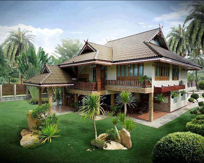 Design Rumah  Kampung  Moden Blog Sihatimerahjambu