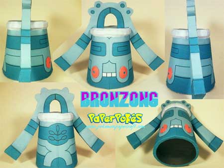 Pokemon Bronzong Papercraft