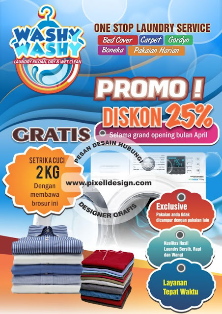 Iklan Brosur Jasa Laundry