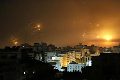 قطاع غزة تحت القصف الاسرائيلي
