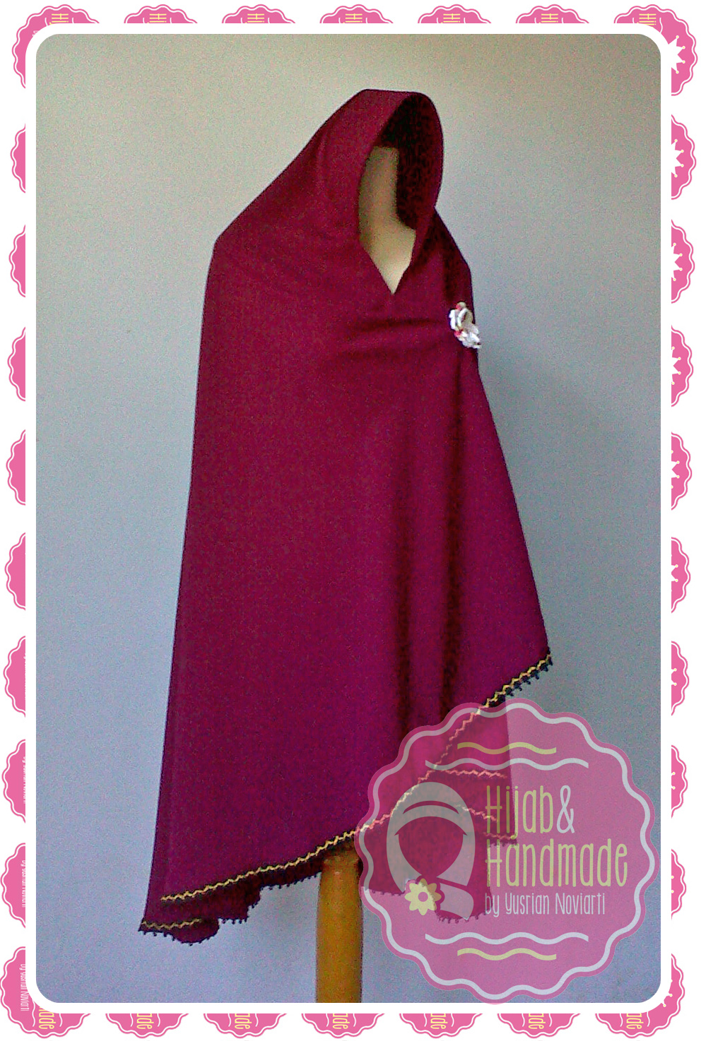 Jilbab Bergo Warna Magenta