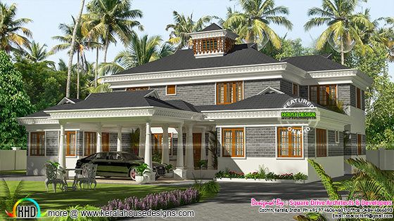 Grand home elevation