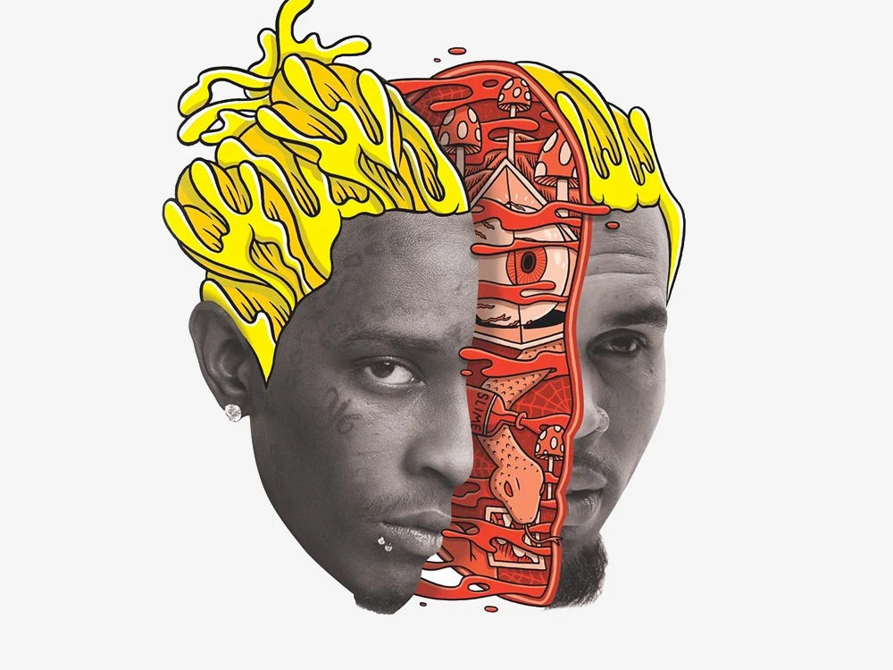 Chris Brown Reveals Cover Art for "Go Crazy" Remix Designed by Nyasha Warambwa, A Young Zim Digital Artist