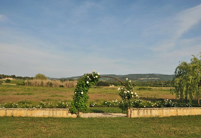 Views Through Rose Arbor/Rose Garden