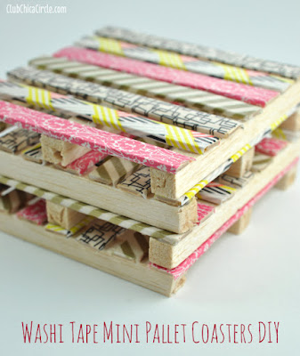 http://washitapecrafts.com/2014/07/washi-tape-mini-wood-pallet-diy-coasters/