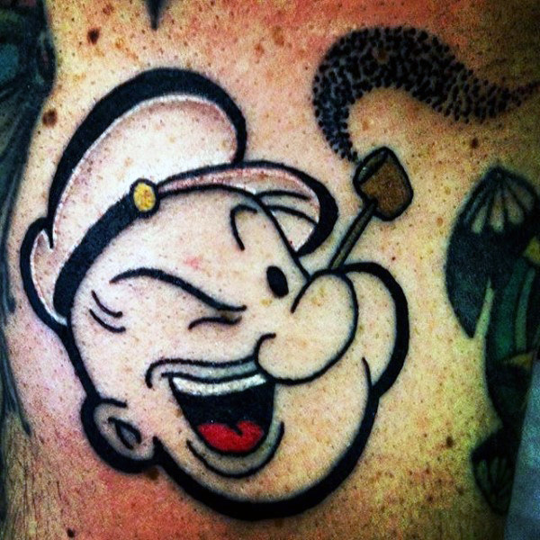 60 incríveis tatuagens do Popeye - Veja e inspire-se!