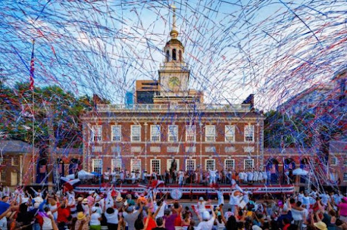 Independence hall - welcome wawa event