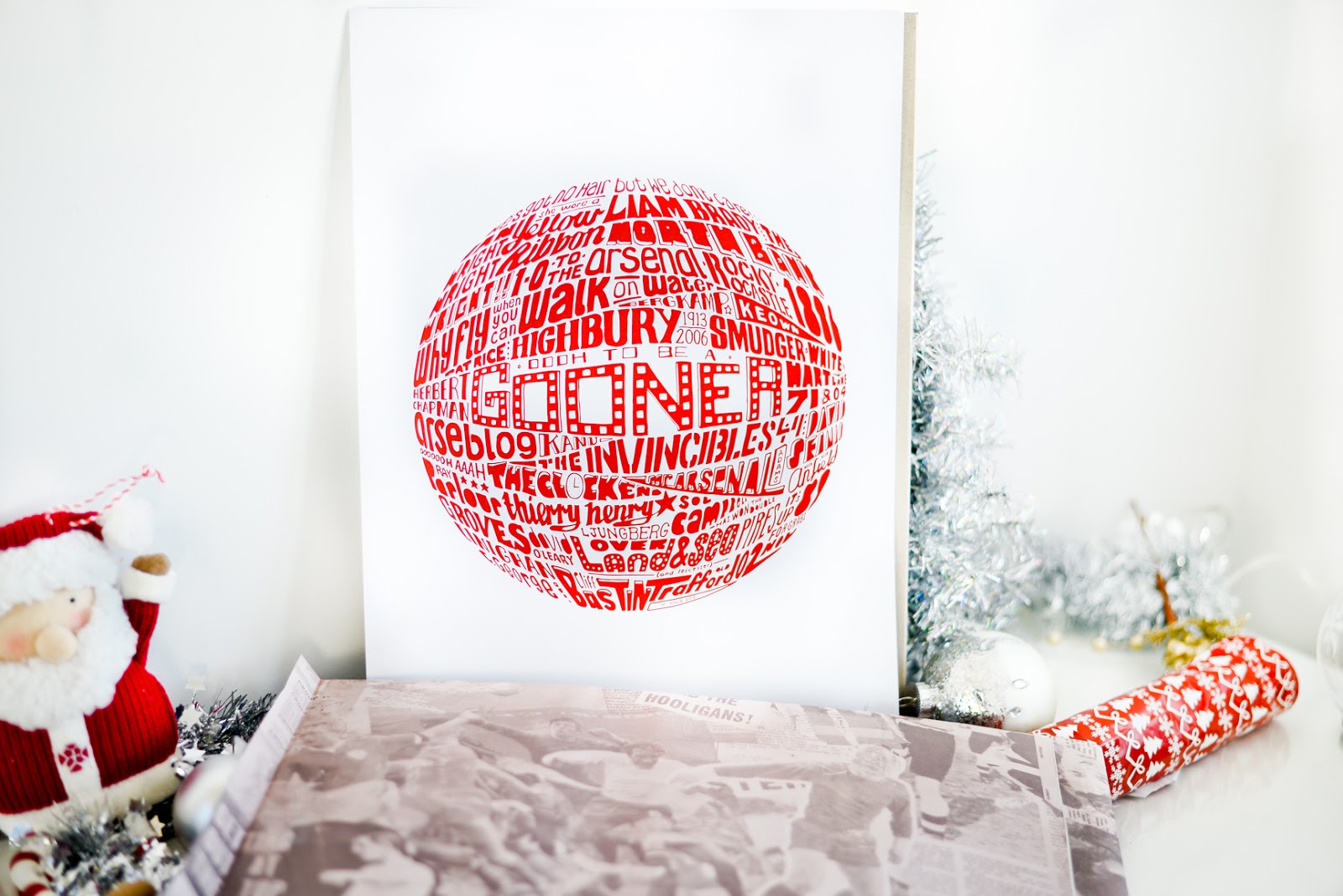 art of football, football prints, arsenal gifts