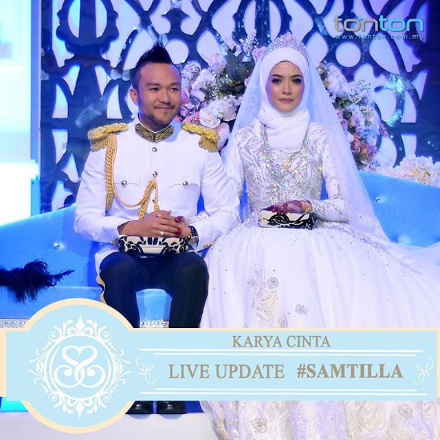 gambar perkahwinan Shaheizy Sam dan Syatilla Melvin