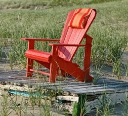 pictures of Red Resin Adirondack Chairs