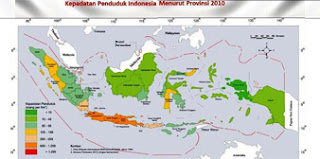 peta kepadatan penduduk