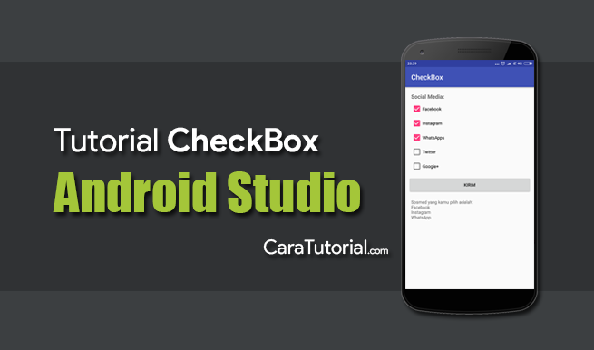 Tutorial Membuat Aplikasi CheckBox Android Studio