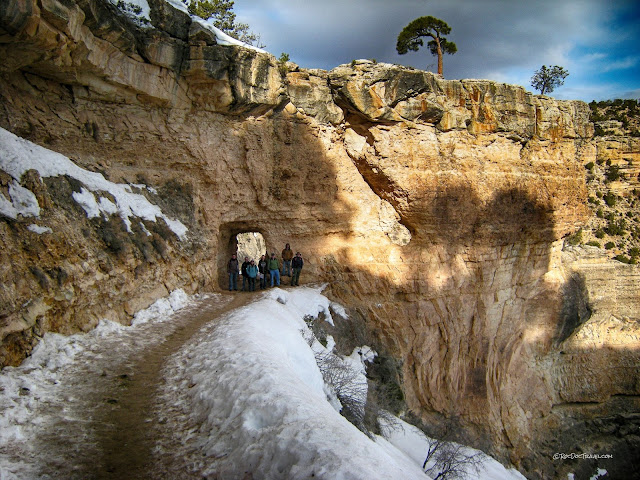 Grand Canyon National Park Arizona Bright Angel Trail south rim geology travel trip copyright rocdoctravel.com