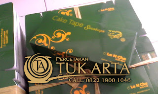 cetak kardus cake