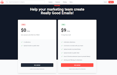 Really Good Emails- Pricing