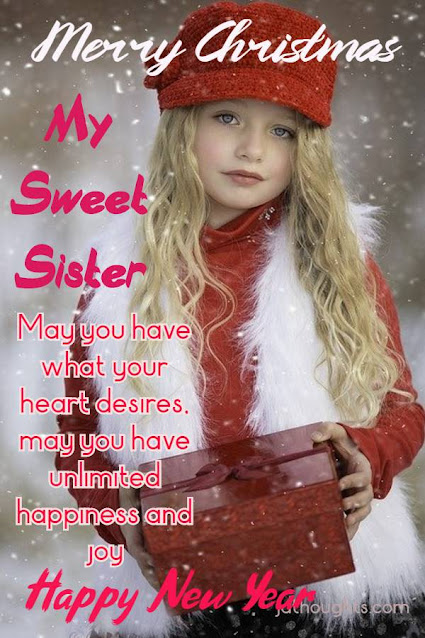 Merry Christmas Wishes for Sister