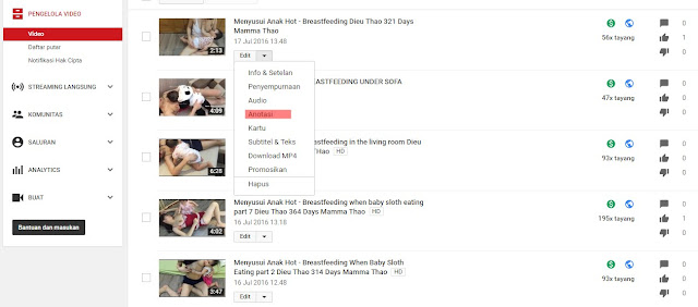Cara Membuat Anotasi Video Youtube