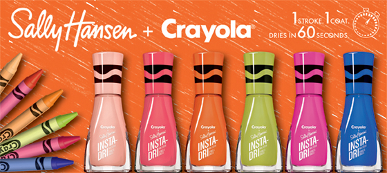 Sally Hansen Goes Back to School With 12 Crayola Polishes | The Chic Spy