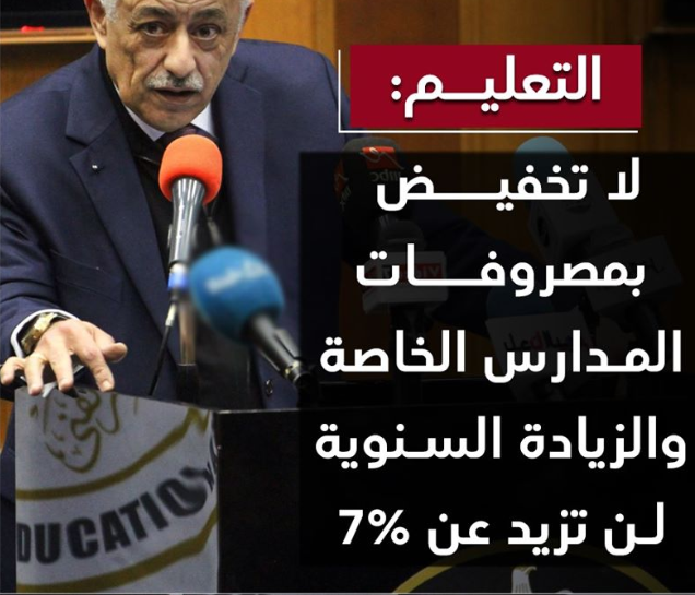 تفاصيل خبر زيادة مصروفات المدارس الخاصة 7% للعام الدراسى 2020-2021