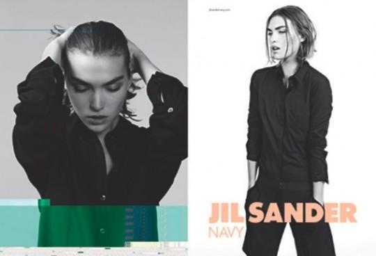 Jil Sander Navy F/W 11 - Arizona Musa