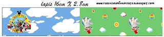 Mickey Clubhouse, Free Printable Labels.