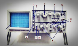 جهاز الأوسيليسكوب oscilloscope