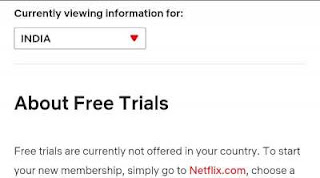 Netflix Free For One Month in India.