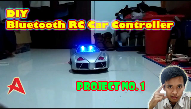 DIY RC CAR BLUETOOTH CONTROLLER