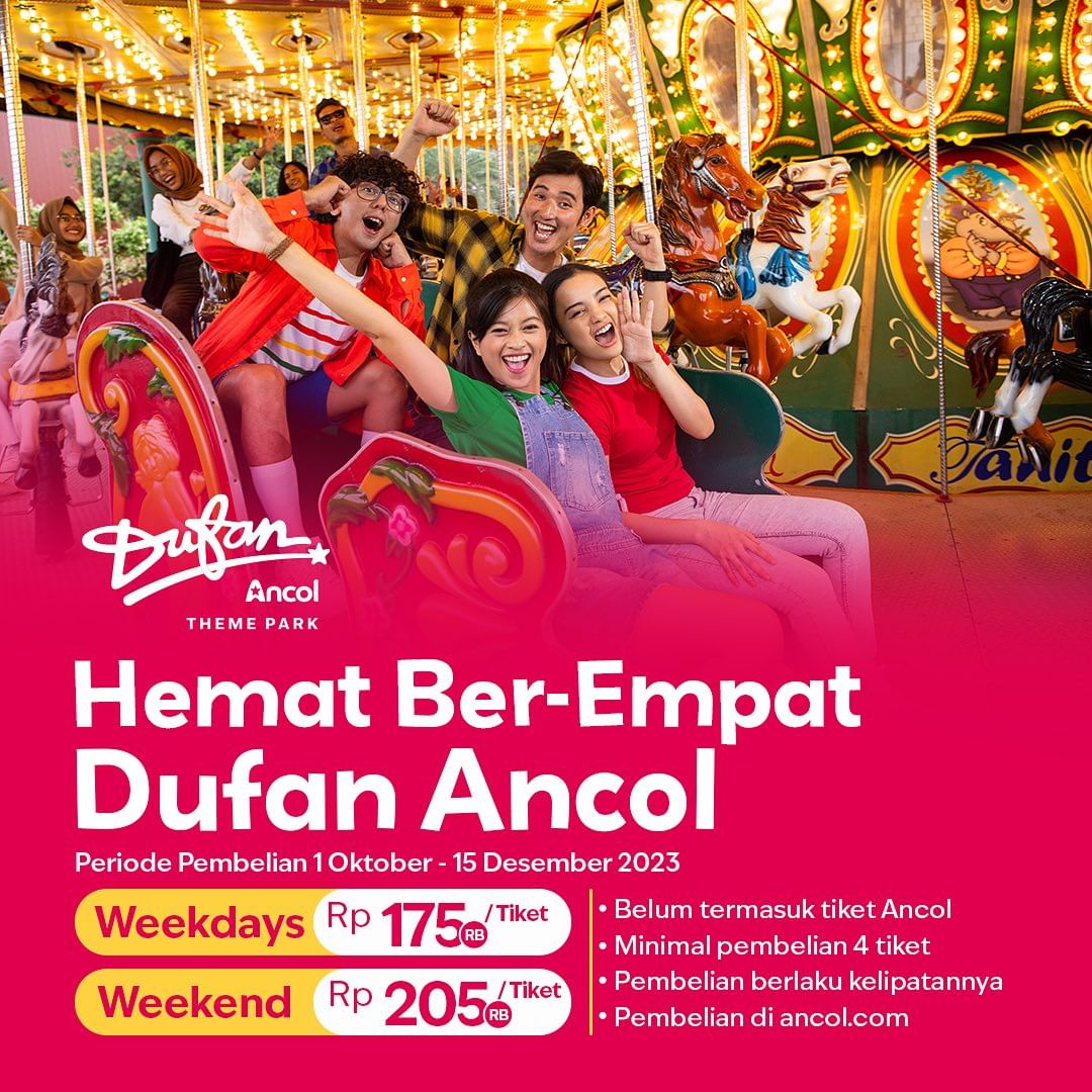 Promo DUFAN Paket Hemat Berempat – harga mulai Rp. 175rb per orang