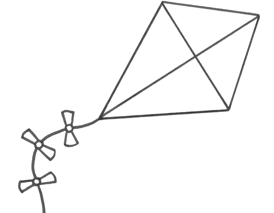 Kite Coloring Page 5