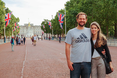 Palácio de Buckingham ao fundo, Londres, Inglaterra